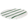 19 '' Commercial Low-Profile Carpet Bonnet with Green Scrubber Strips - Janitorial Superstore