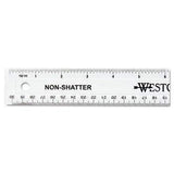 Westcott® 12" Shatterproof Ruler - Janitorial Superstore