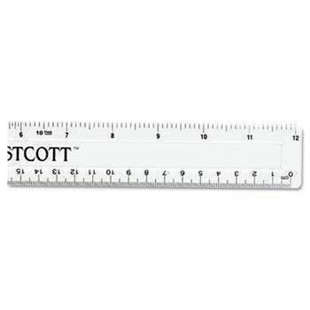 Westcott® 12" Shatterproof Ruler - Janitorial Superstore