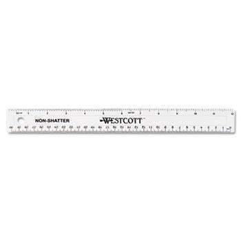 Westcott® 12" Shatterproof Ruler - Janitorial Superstore