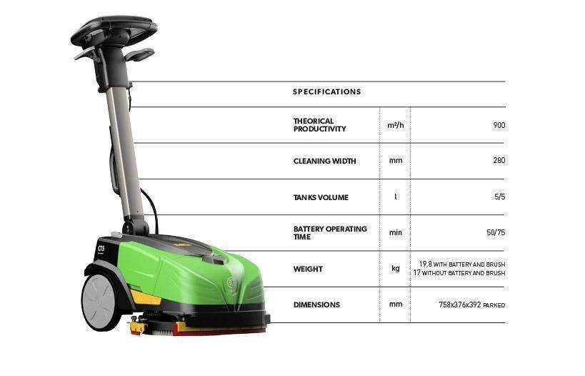 IPC CT5 Mini-Scrubber - Janitorial Superstore