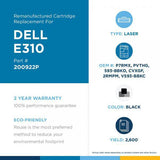 JSS Remanufactured High Yield Toner Cartridge for Dell E310/514 - Janitorial Superstore