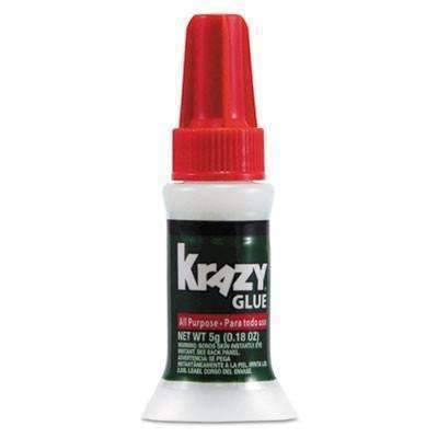 Krazy Glue® All Purpose Brush-On Krazy Glue, .17oz, Clear - Janitorial Superstore