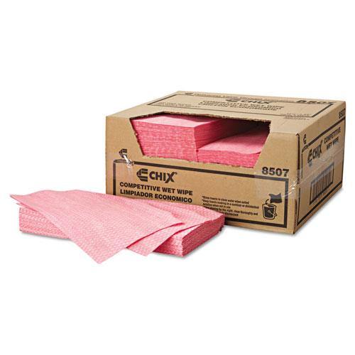 Chix Wet Wipes, 11 1-2 X 24, White-pink, 200-carton - Janitorial Superstore