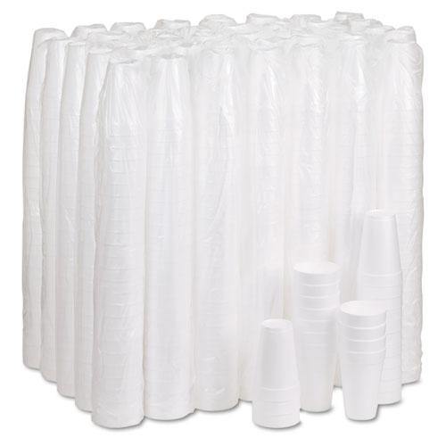 Foam Drink Cups, 16oz, White, 500cs - Janitorial Superstore