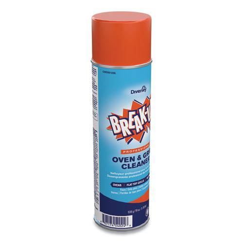 Break-Up Oven And Grill Cleaner, Ready To Use, 19 Oz Aerosol Spray 6-carton - Janitorial Superstore