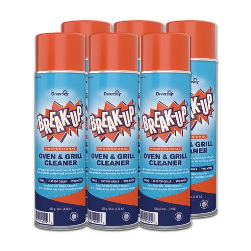 Break-Up Oven And Grill Cleaner, Ready To Use, 19 Oz Aerosol Spray 6-carton - Janitorial Superstore