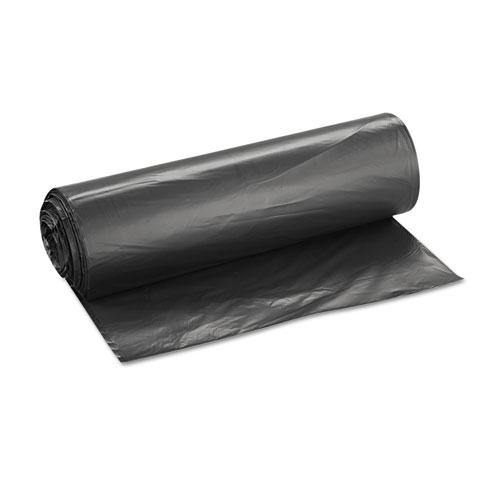 Inteplast Group High-density Interleaved Commercial Can Liners, 45 Gal, 22 Microns, 40" X 48", Black, 150-carton - Janitorial Superstore