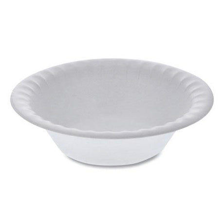 Pactiv Unlaminated Foam Dinnerware, Bowl, 6" Diameter, 12 Oz, White, 1,000-carton - Janitorial Superstore