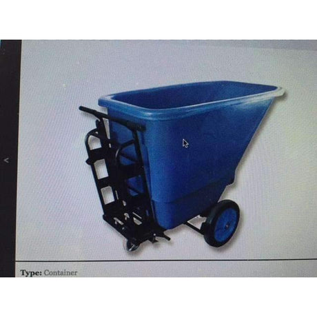 Tilt Cart 476qt Blue 550lbs cap - Janitorial Superstore