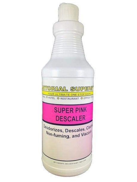 JSS Super Pink Descaler Scale/Scum Remover (Concentrated) - Janitorial Superstore