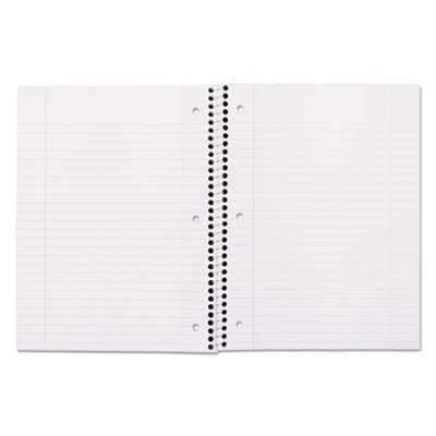 Mead Spiral Bound Notebook, Perforated, Legal Rule, 10 1/2 x 7 1/2, White, 70 Sheets - Janitorial Superstore