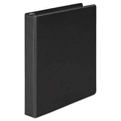 Universal® Economy Round Ring View Binder, 1" Capacity, Black - Janitorial Superstore