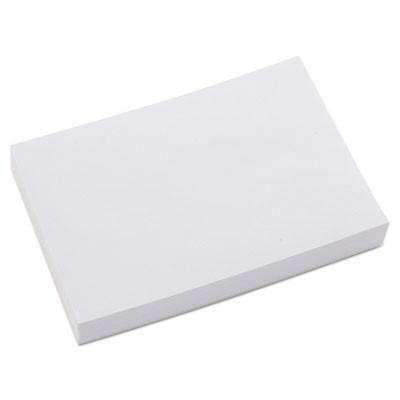 Universal® Unruled Index Cards, 4 x 6, White, 100/Pack - Janitorial Superstore