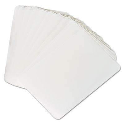 Universal® Clear Laminating Pouches, 5 mil, 2 1/8 x 3 3/8, Business Card Style, 25/Pack - Janitorial Superstore