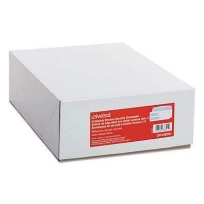 Double Window Check Envelope, 500/Box - Janitorial Superstore