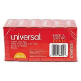 Universal® Invisible Tape, 3/4" x 1000", 1" Core, Clear, 6/Pack - Janitorial Superstore