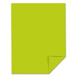 Astrobrights® Color Cardstock, 65lb, 8 1/2 x 11, Terra Green, 250 Sheets - Janitorial Superstore