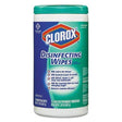 Clorox Disinfecting Wipes, 7 x 8, Fresh Scent, 75/Canister - Janitorial Superstore