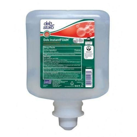 Deb IFS1L Instant Hand Sanitizer 1 Liter Cartridges, 6 Case - Janitorial Superstore