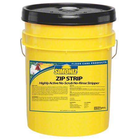 Simoniz Zip Strip Stripper, 5 Gallon Bucket (Concentrated) - Janitorial Superstore