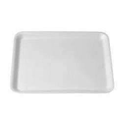 12S 1012S Genpak 12S Wht Foam Tray 250/CS - Janitorial Superstore