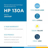 JSS Remanufactured Yellow Toner Cartridge for HP CF352A (HP 130A) - Janitorial Superstore