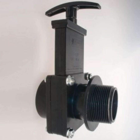 Edic K00711 Gates Drain Valve, Black 1 1/2 - Janitorial Superstore