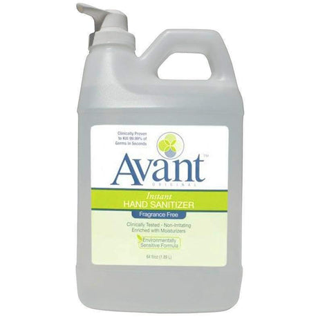 Avant Original Fragrance-Free Hand Sanitizer, 64oz - Janitorial Superstore