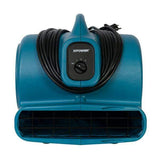 XPOWER P-600A 1/3 HP Air Mover, Dryer, Floor Fan, Blower with Build-in Power Outlets (Free Shipping) - Janitorial Superstore