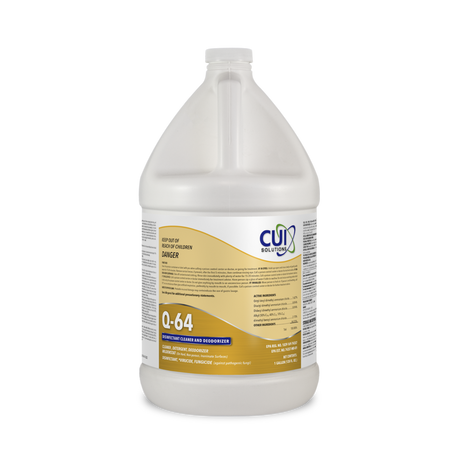 Q-64 Hospital Grade Disinfectant (Citrus Scent) - Janitorial Superstore