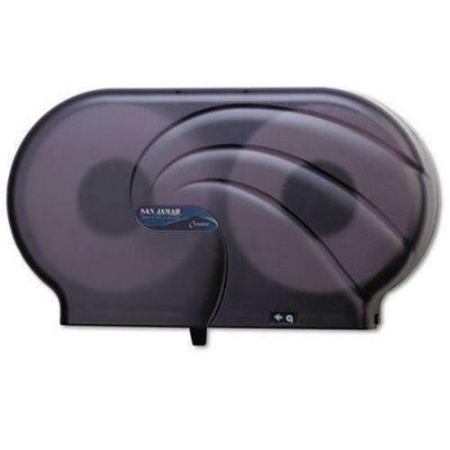 San Jamar R4090TBK Double Jumbo Roll Toilet Paper Dispenser